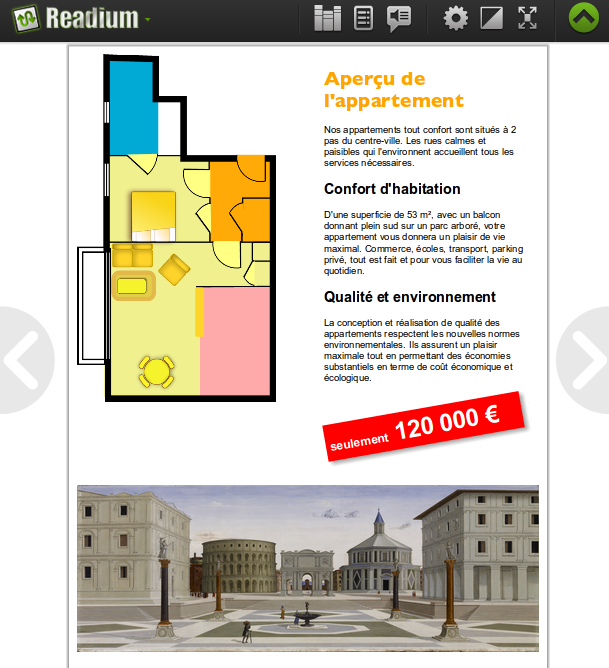 Page incorporant un plan en SVG, une image en jpg