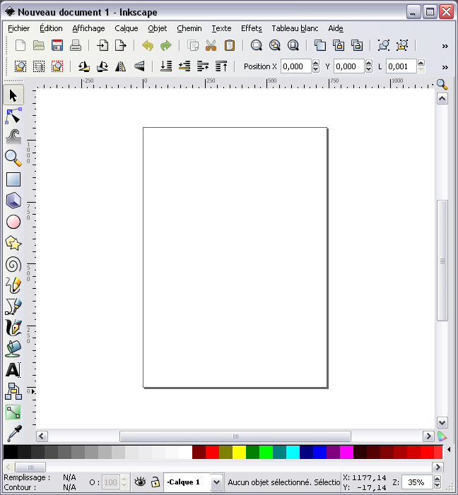Démarrage dInkscape